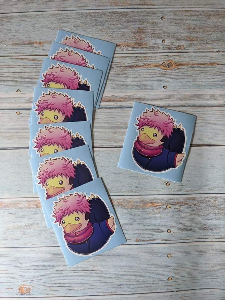 Ducky x Yuji Sticker