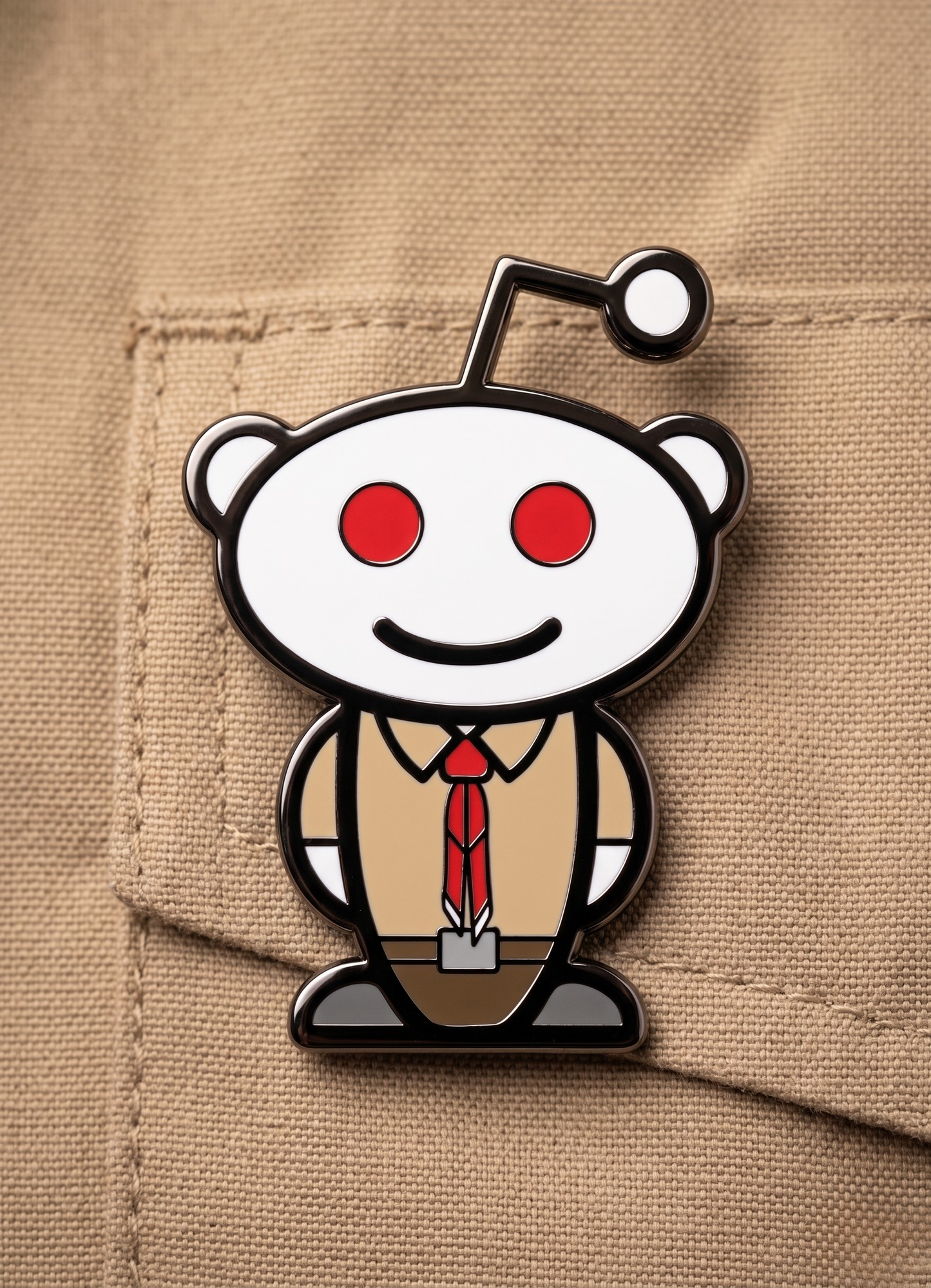 /BSA Snoo Enamel Pin – Troop Tan