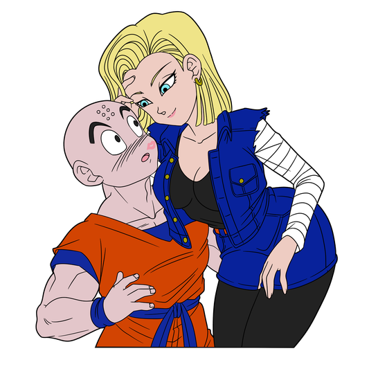 Android 18 x Krillin Pin