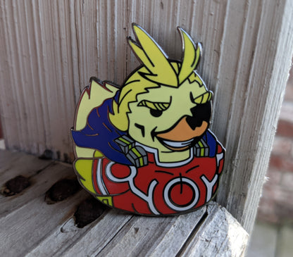 Ducky x All Might Pin