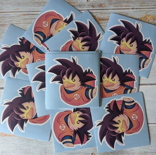 Ducky x Goku Sticker