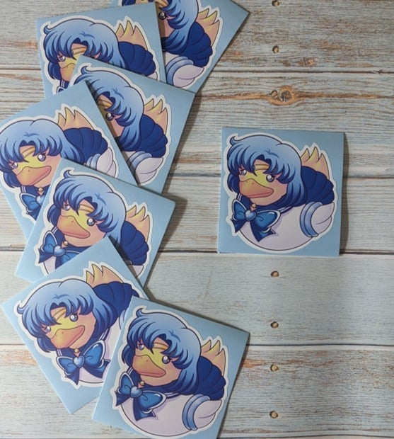 Ducky x Sailor Mercury Sticker