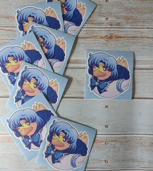 Ducky x Sailor Mercury Sticker