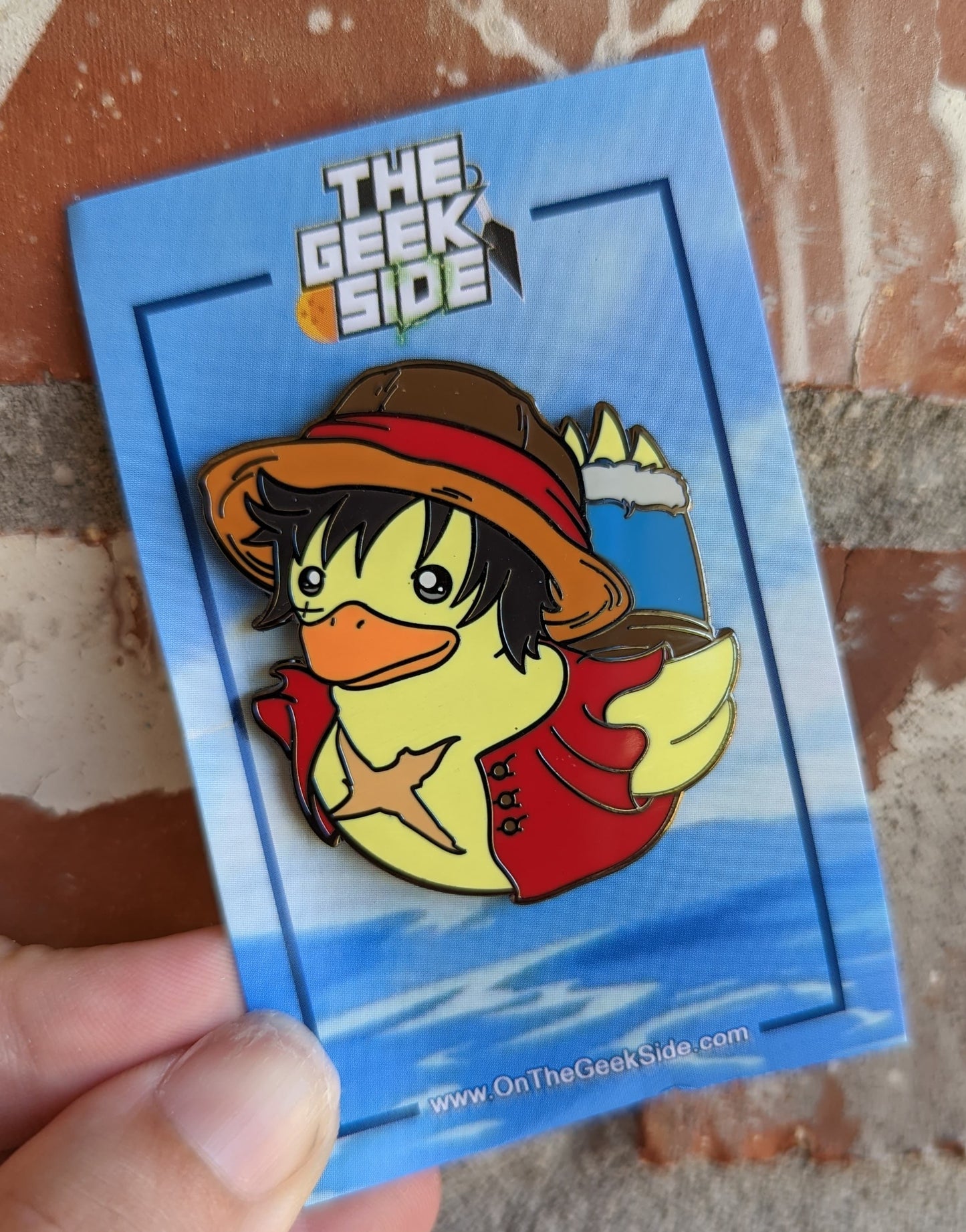 NEW Ducky x Luffy Pin