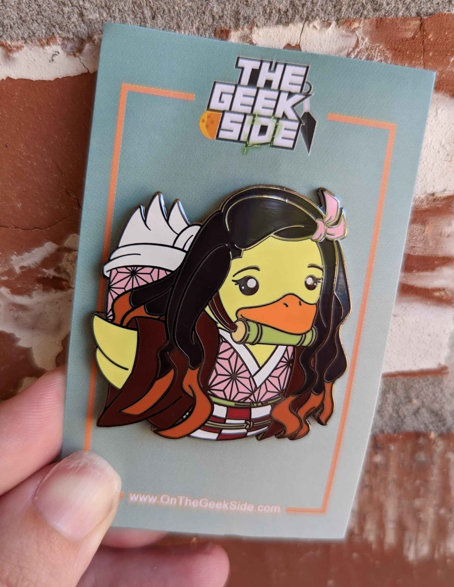 Ducky x Nezuko Pin