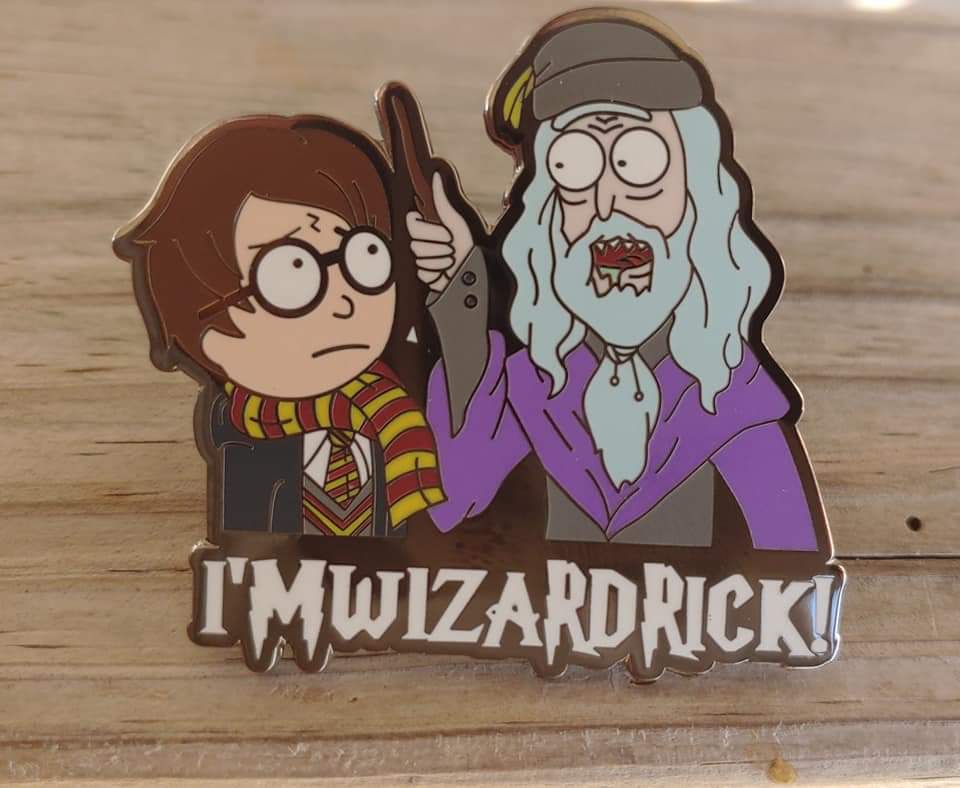 Wizard Rick Wizard Rick and Morty Pin – The Geek Side