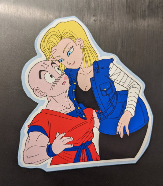 Android 18 x Krillin Sticker